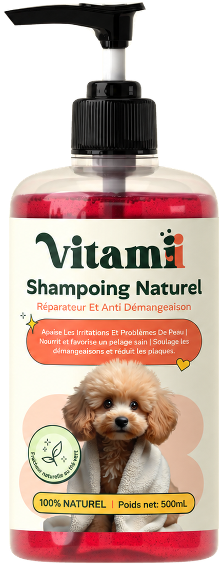 Shampoing réparateur et anti-démangeaisons