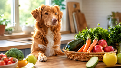 fruits legumes autorises chien