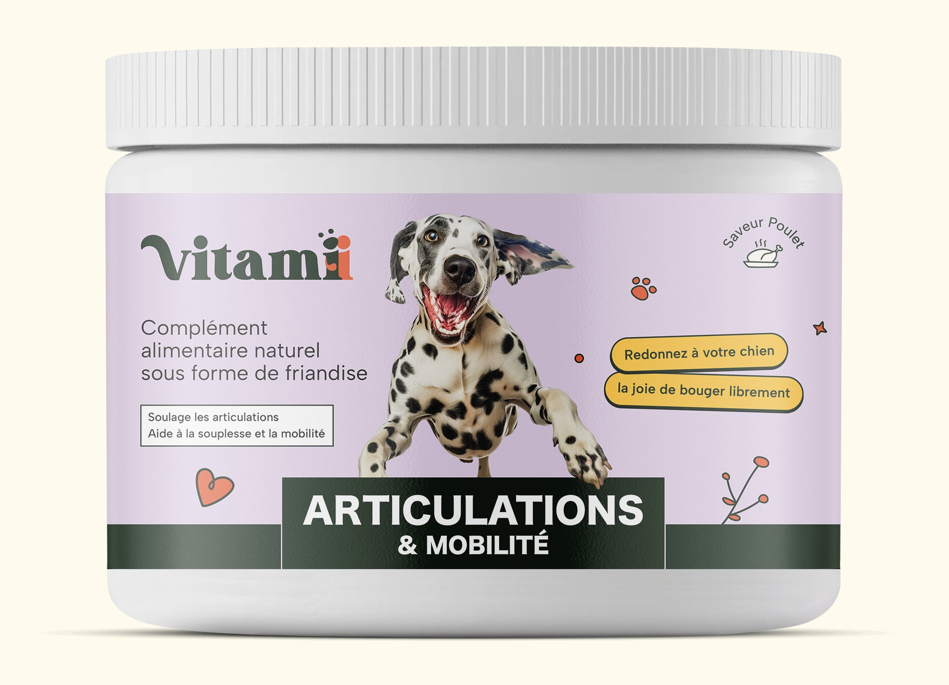 Friandises articulations pour chiens Vitamii - soutien la mobilité et les articulations