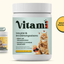 Nouveau packaging des friandises Immunité et Anti-Démangeaisons pour chat Vitamii, avec l’ancien pot en comparaison